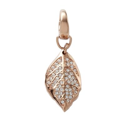 JF00147 - Leaf Charm – Rose