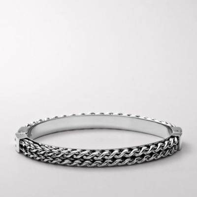 JF00216 - Solid Chain Bangle
