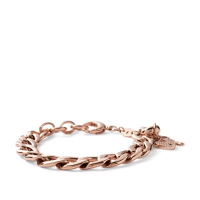 JF00220 - Large Link Starter Bracelet - Rose