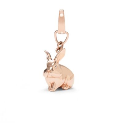 JF00327 - Rabbit Charm - Rose