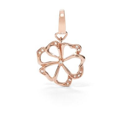 JF00332 - Open Flower Charm - Rose