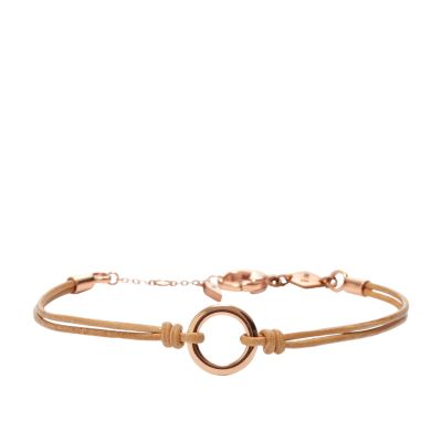 JF00474 - Leather Bracelet - Nude