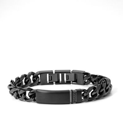 JF00492 - ID Chain Bracelet - Black
