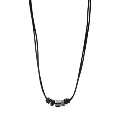 JF00501 - Collana in pelle uomo