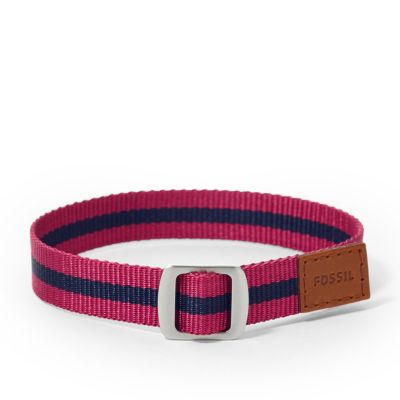 JF00527 - Field Strap Bracelet - Navy/Pink