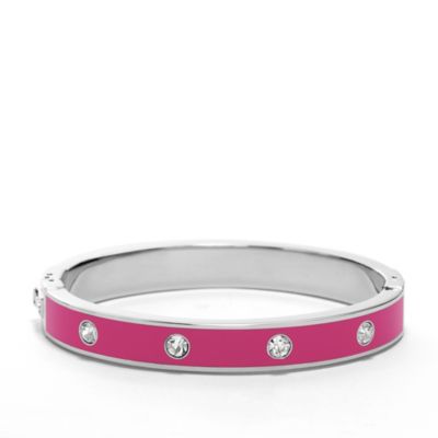 JF00570 - Glitz Enamel Bangle - Pink