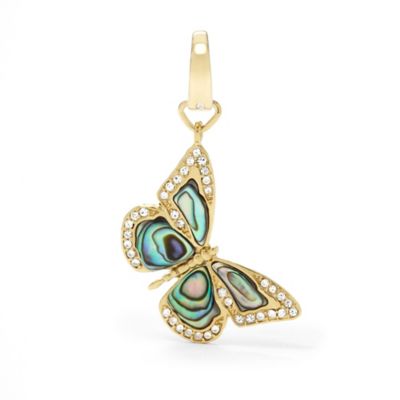JF00677 - Abalone Butterfly Charm