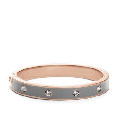 JF00694 - Glitz Enamel Bangle - Grey