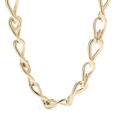 JF00698 - Loop Link Necklace – Gold-Tone