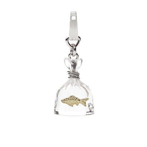 Fossil Fish In Bag Charm Jf01775040