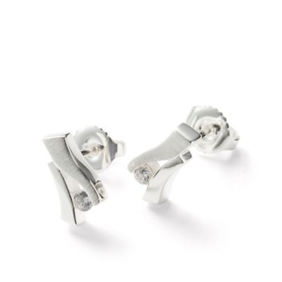 JF11983 - Glitz Stone Huggie Earring