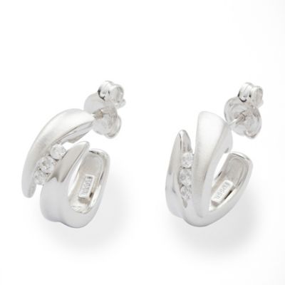 JF16818 - Glitz Stone Huggie Earring