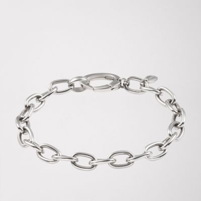 JF84960 - Oval Link Charm Starter Bracelet