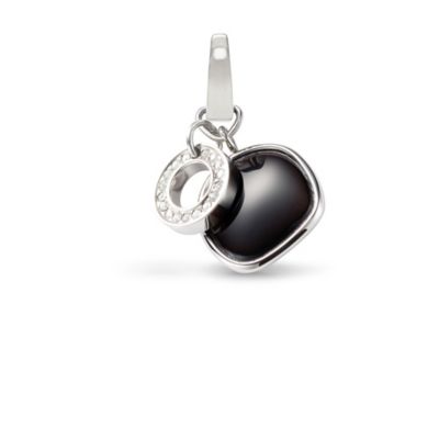JF85486 - Glitz Black Stone Charm