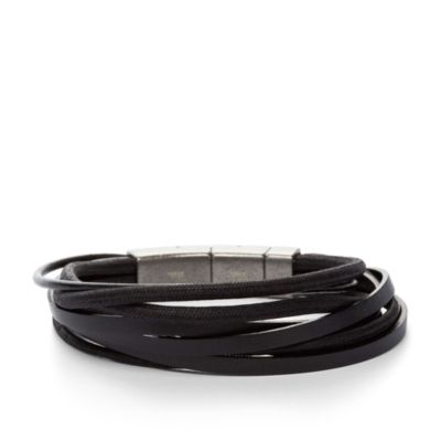 JF86182 - Multi-Wrap Bracelet - Black