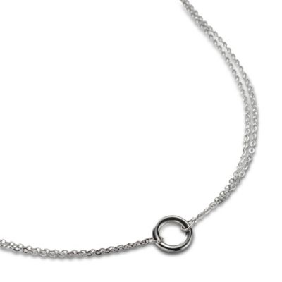 JF86213 - Classic Ring Charm Starter Necklace