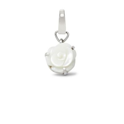 JF86720 - White Flower Charm