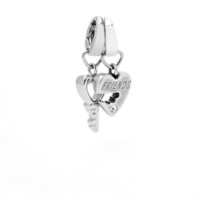 JF86817 - Heart and Key Charm