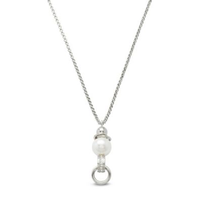 JF87027 - Glitz Pearl Drop Necklace