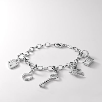 JFS00062 - Sterling Silver Charm Bracelet Set