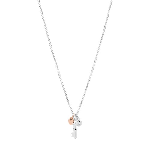 Fossil Vintage Key Sterling Silver Pendant Necklace jewelry JFS00467998 Fossil Vintage Key Sterling Silver Pendant Necklace jewelry JFS00467998