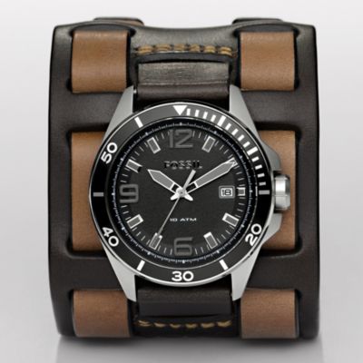 Fossil Analog Black Dial Watch
