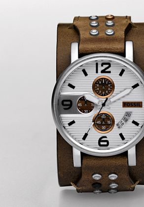 Fossil - Chronograph Silver Dial $104