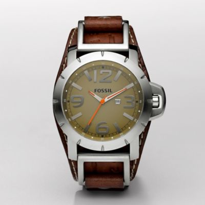 Fossil JR1155 Analog Green Dial