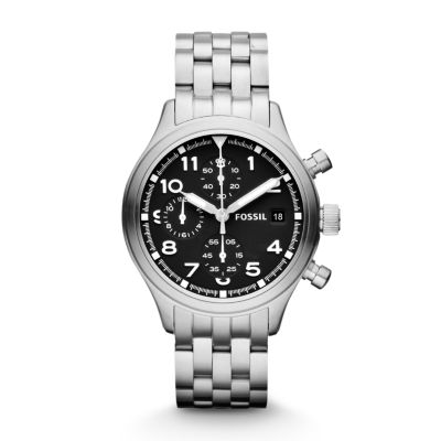 JR1429 - Compass Stainless Steel Watch