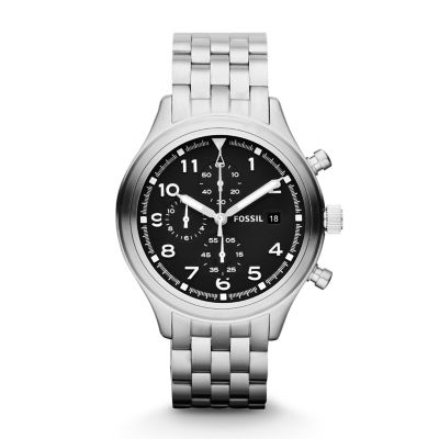 JR1431 - Compass Stainless Steel Watch