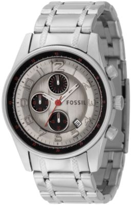 Chronograph Shabby Silver Dial Watch