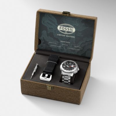 Fossil LE1001, Limited Edition - Analog Date Black Dial