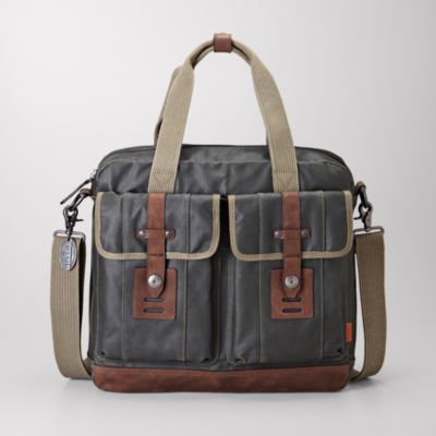 Fossil Region Top Zip Work Bag