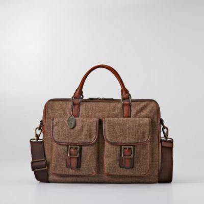 Fossil Estate Top Zip Work Bag