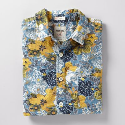 Fossil Sully Short Sleeve Camp Shirt