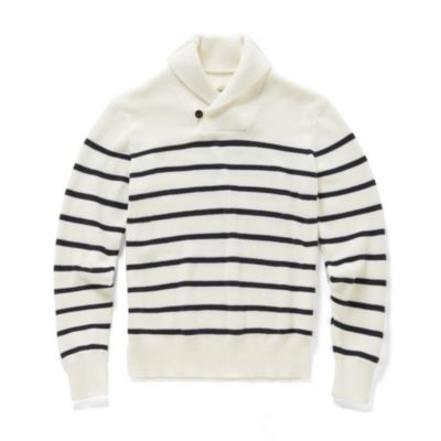 Fossil Dalton Shawl Stripe Sweater