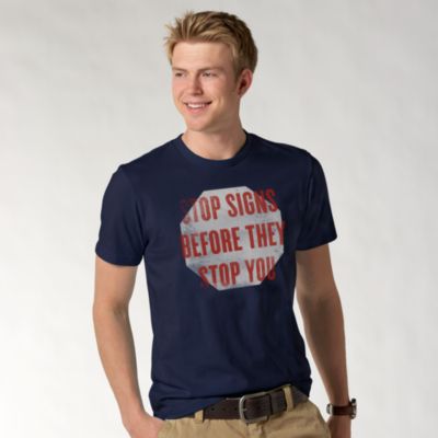 Fossil Stop Signs Tee
