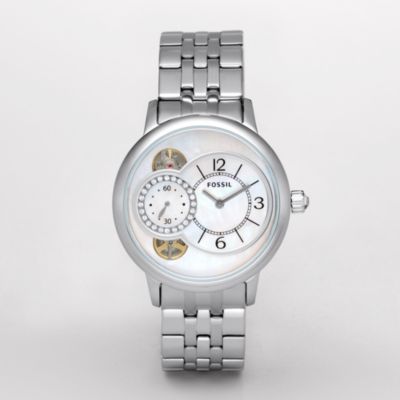 Fossil ME1093, Analog White Dial