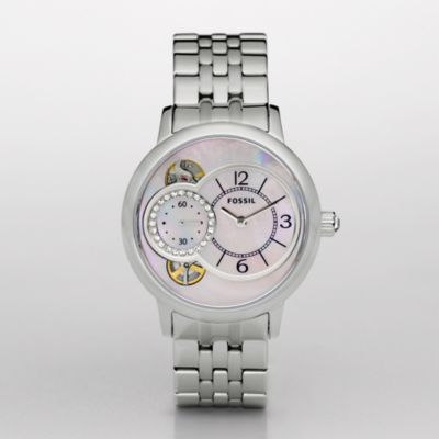 Fossil ME1094, Analog Pink Dial