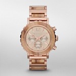 Lille Rose Tone Sand Chronograph Watch