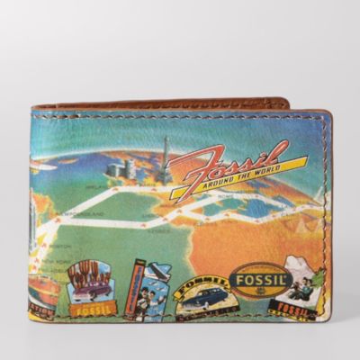 Fossil Flashback Front Pocket Flip Bifold