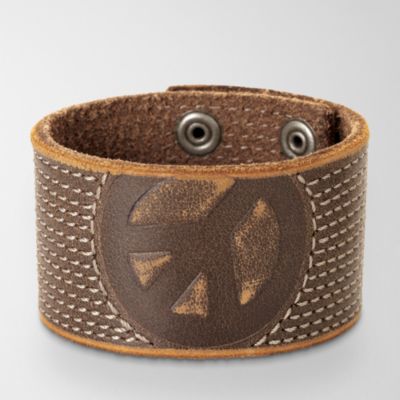 Fossil Cuff - Stitched Peace
