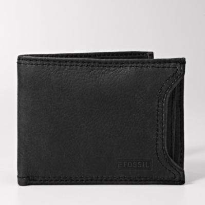 men's,wallet,bi-fold,black,brown