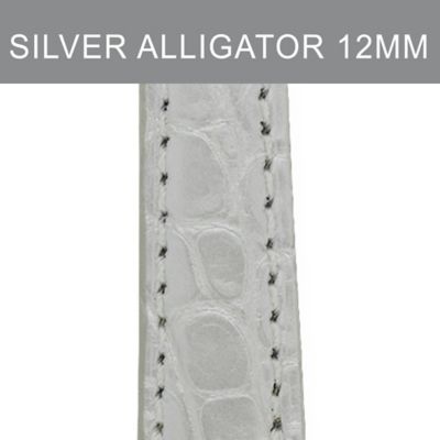 12mm Silver Alligator