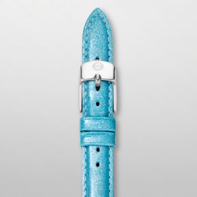 12mm Light Blue Glitter Fashion Patent