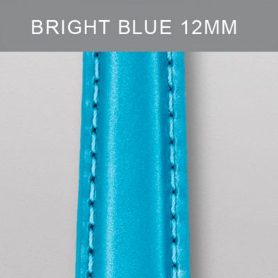 12mm Bright Blue Patent Leather