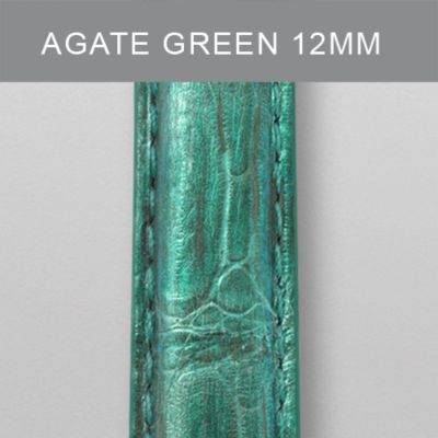 12mm Agate Green Fashion Alligator