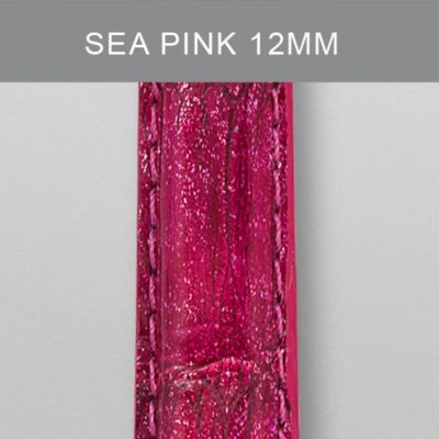 12mm Sea Pink Fashion Alligator