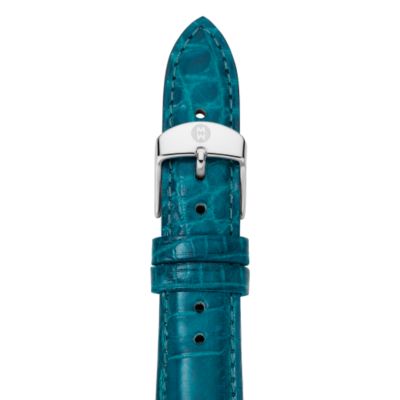 16mm Peacock Blue Alligator