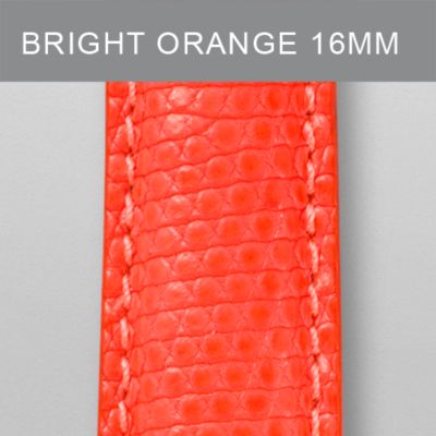 16mm Bright Orange Fashion Lizard